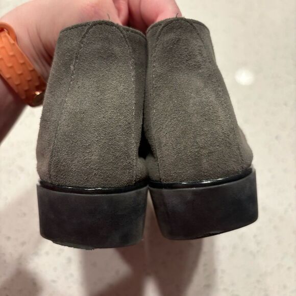 Aerosoles gray suede leather booties size 7 - Picture 4 of 7